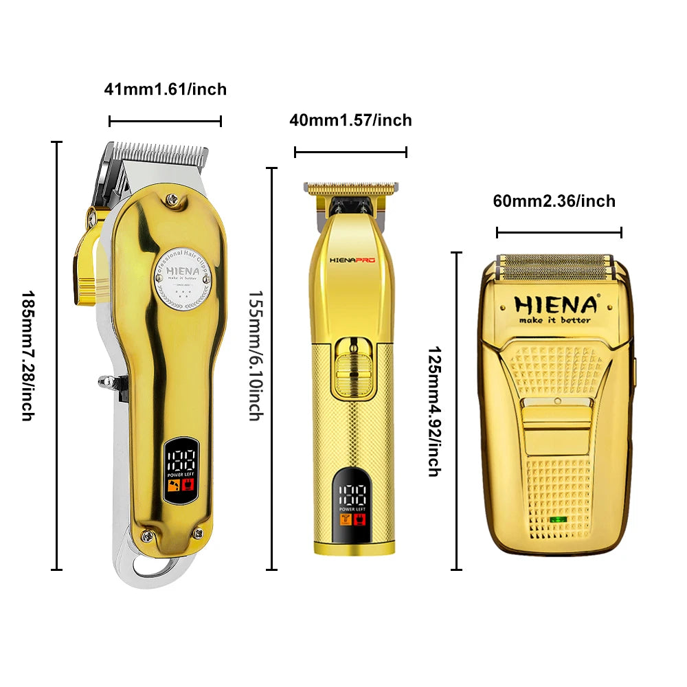 Professional Men's Hair Clipper - Gold Edition