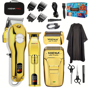 Professional Men's Hair Clipper - Gold Edition