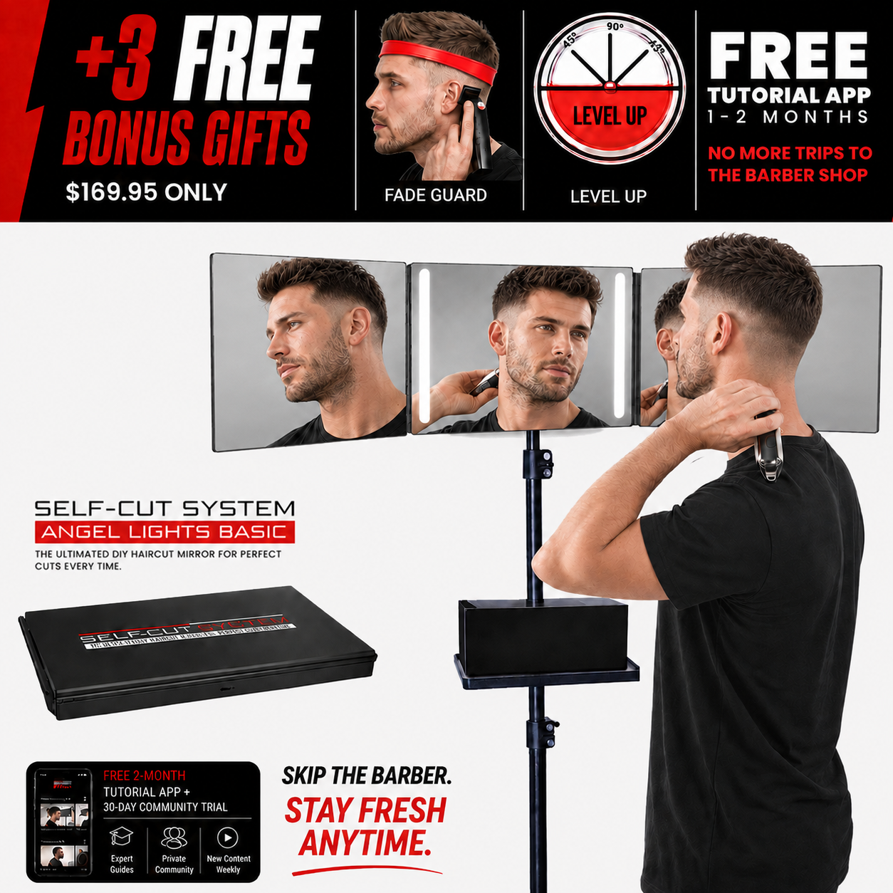 Self-Cut System Angel Lights Basic – DIY Grooming Kit