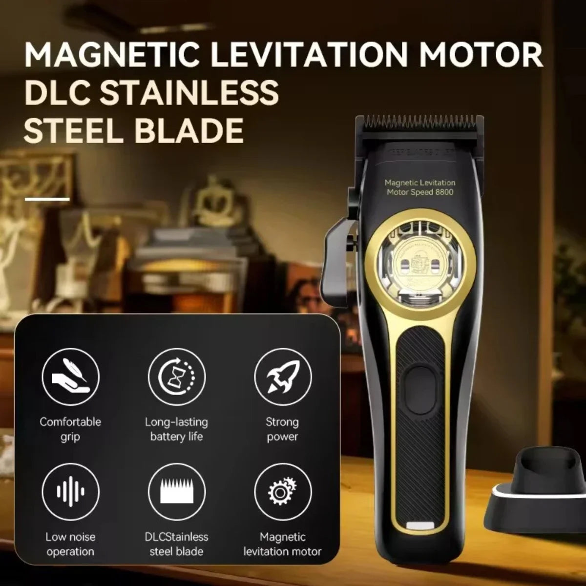 Hair Clipper w/ Charging Base